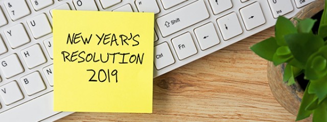 2019 New year's resolutions