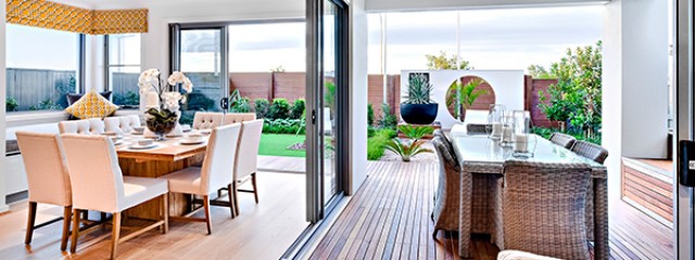 Outdoor entertaining area