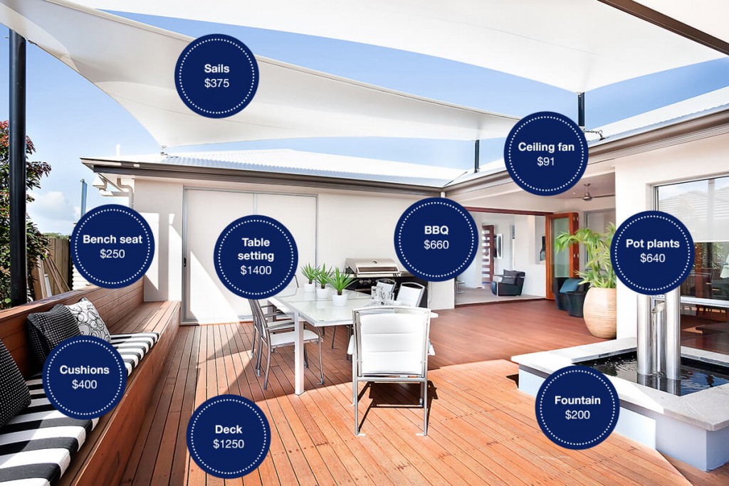 Outdoor entertainment area