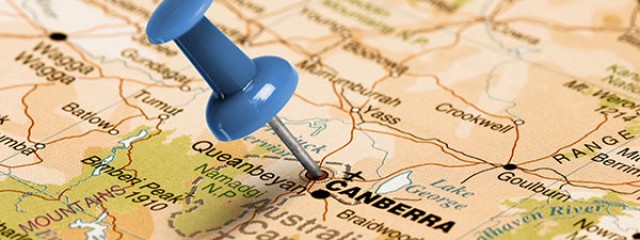 Map of Canberra
