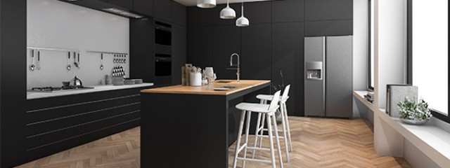 Renovated modern kitchen