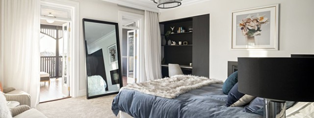Jesse and Mel's bedroom