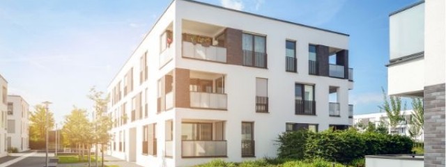 Modern apartment complex